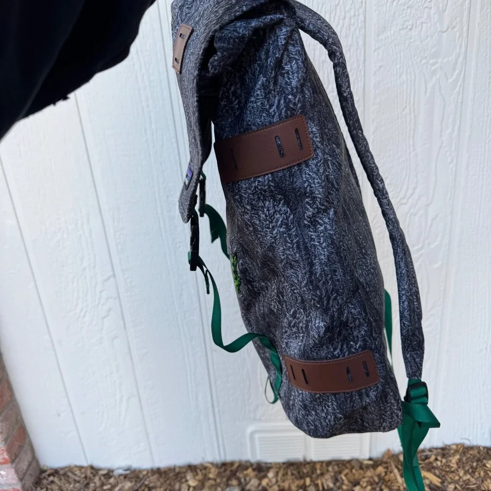 Patagonia Arbor Pack 26L Backpack Gray Herringbone Green Trim 47956 FA16